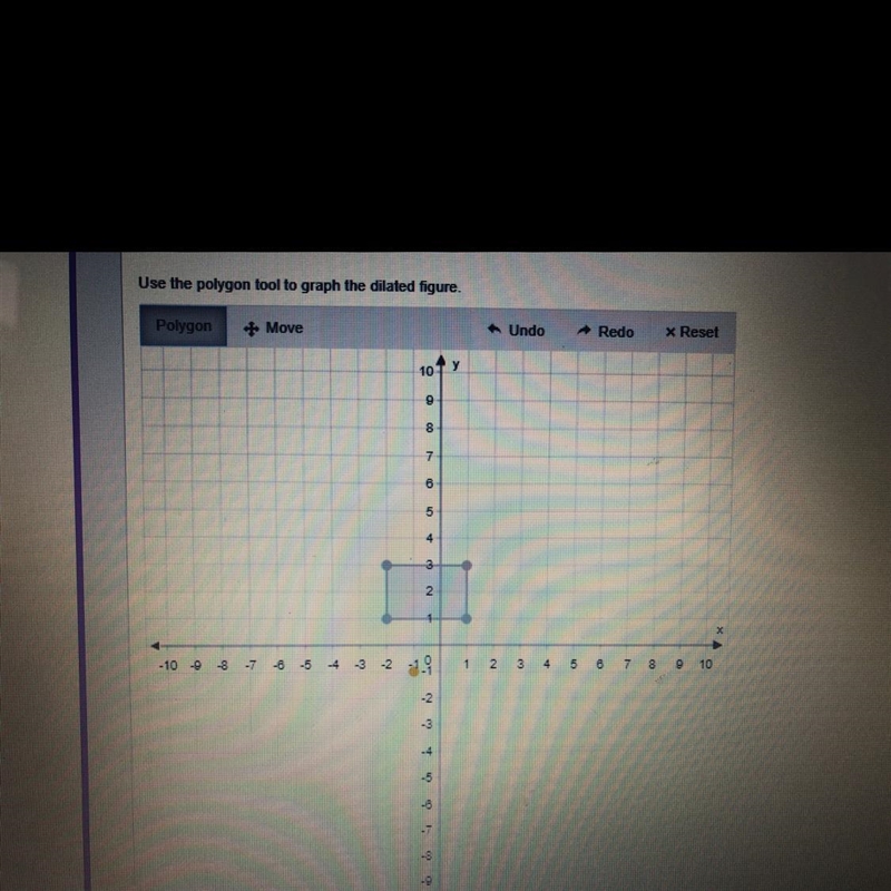 Graph the image of the figure after a dilation with the scale factor of 3 centered-example-1