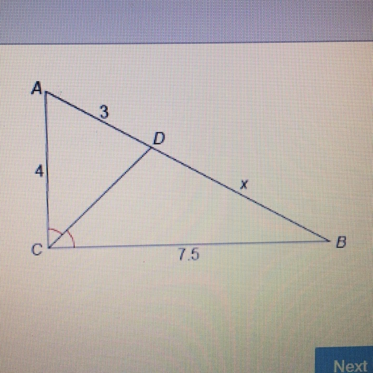 What is the value of X? Enter your answer, as a decimal, in the box. Do not round-example-1