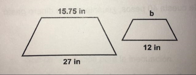 Find the missing value in the pair of similar polygons.-example-1