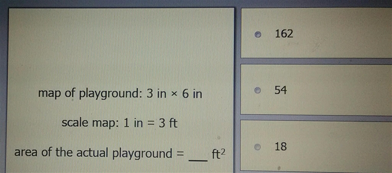 What is the area of the actual playground=_____ ft {}^(2)-example-1