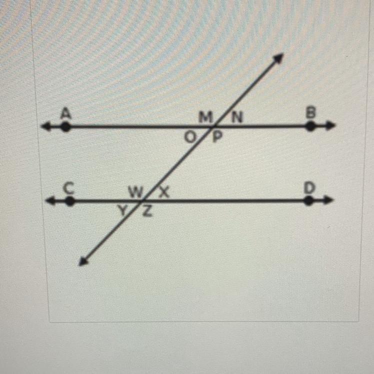 Lines AB and CD are parallel. If the measure of angle W is 111 degrees, what is the-example-1