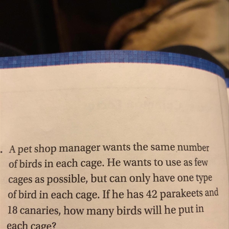 A pet shop manager wants the same number of birds in each cage. He wants to use as-example-1