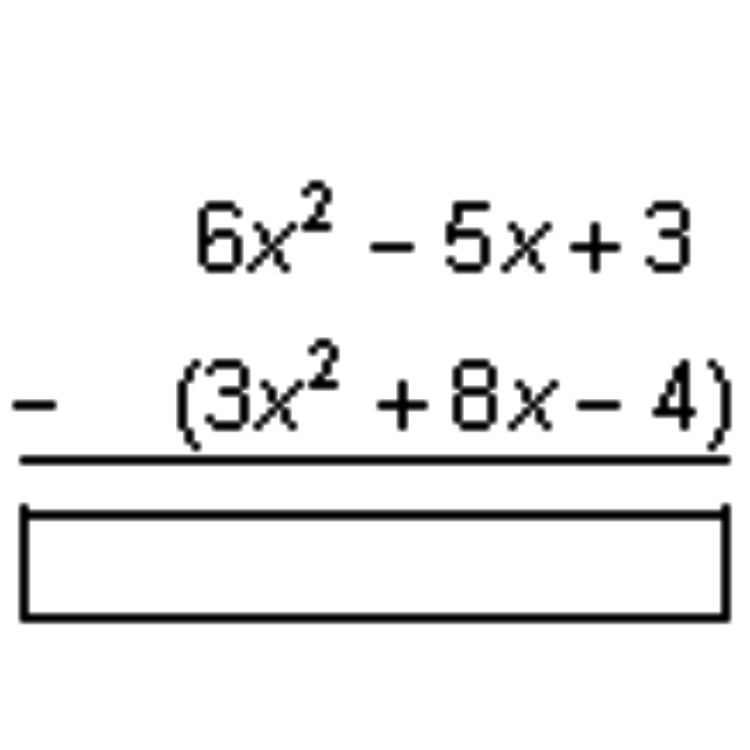 Subtract the following equation-example-1