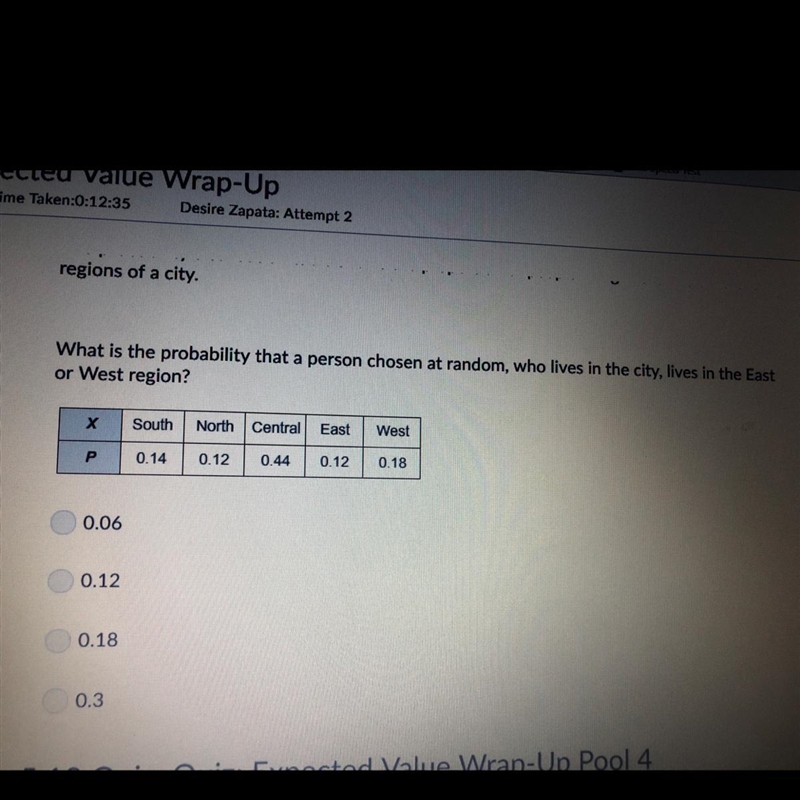 What is a probability that a person chosen at random who lives in the city live in-example-1