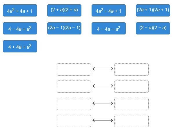 Drag the tiles to the boxes to form correct pairs. Not all tiles will be used. Match-example-1