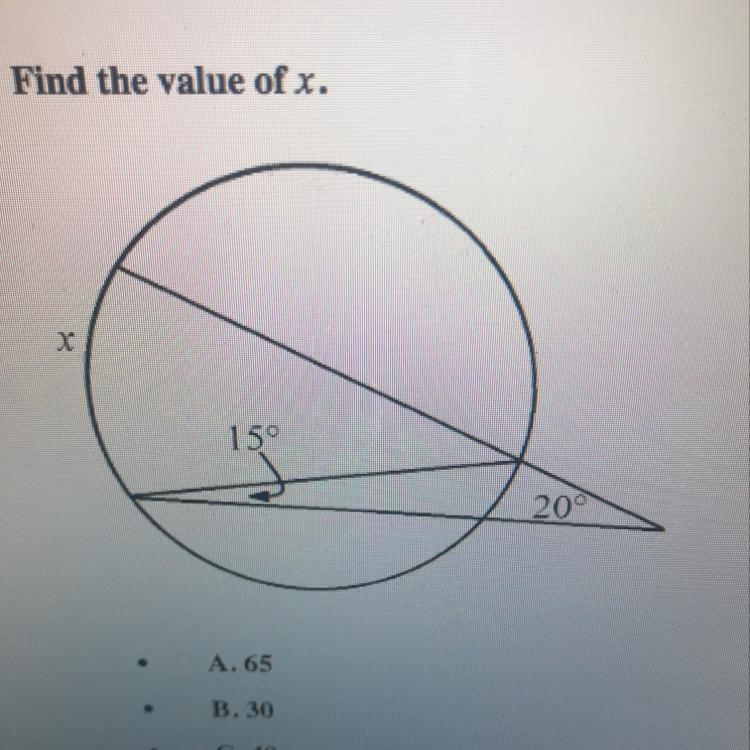 Find the value of X in the picture please-example-1