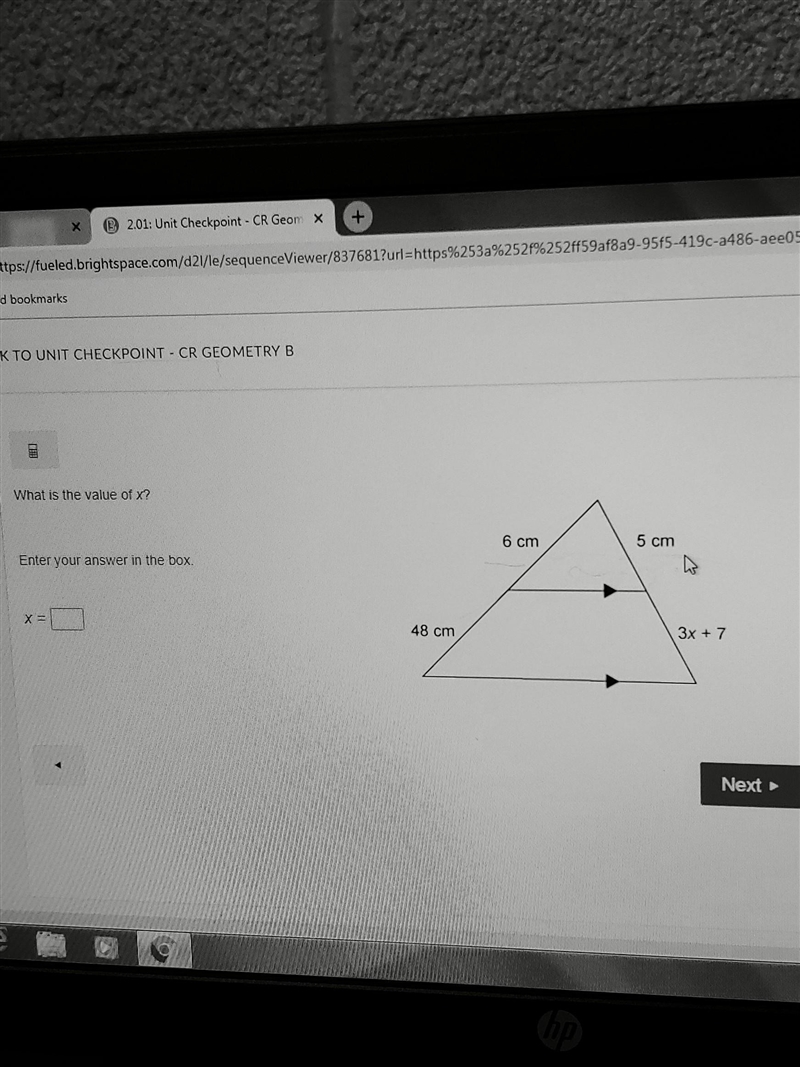 What is the value of x?​-example-1