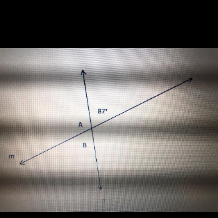 What is the measure of angle A A). 93° B). 113° C). 138° D). 180°-example-1