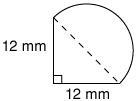 If the diameter of the semicircle is 1.7 centimeters, what is the perimeter of this-example-1