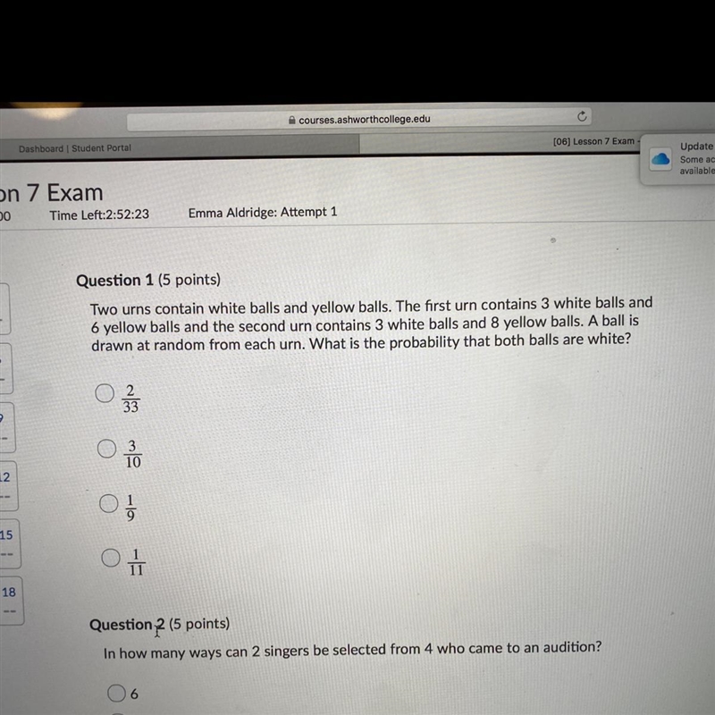 What is the probability that both balls are white?-example-1