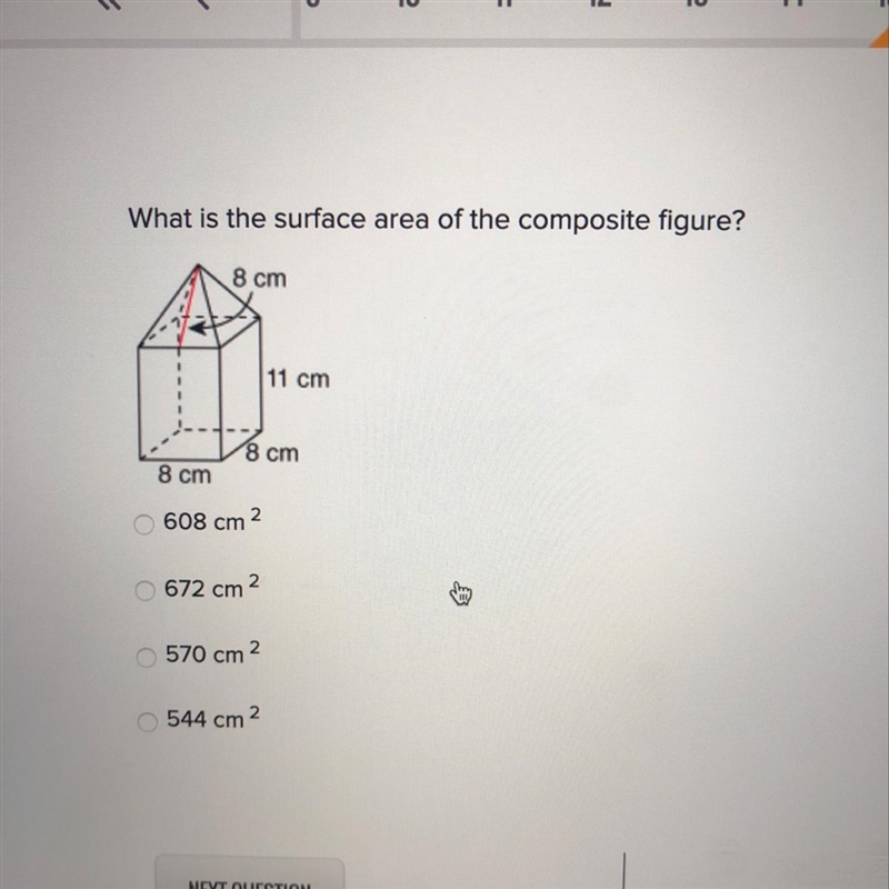 What is the surface area of the composite figure-example-1