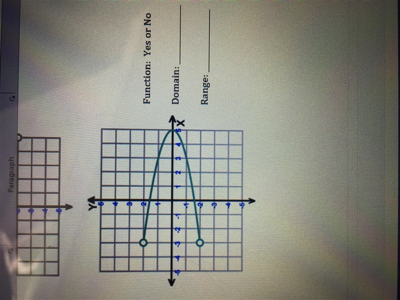 ASAP DUE SOON Use the following graphs to answer the question below . Express Domain-example-3