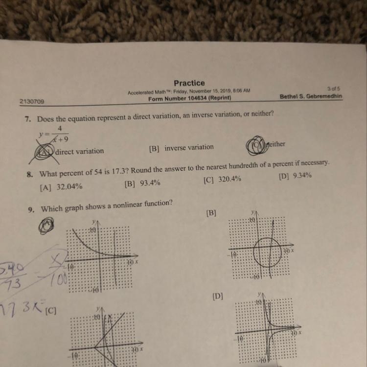 I need help on number 8 and please show how you solved it :))-example-1