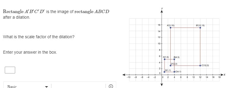 What is the scale factor of the dilation?-example-1