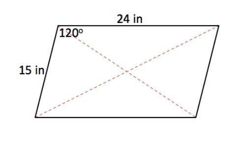 Please help with this quiz question! Using the parallelogram pictured, find the length-example-1