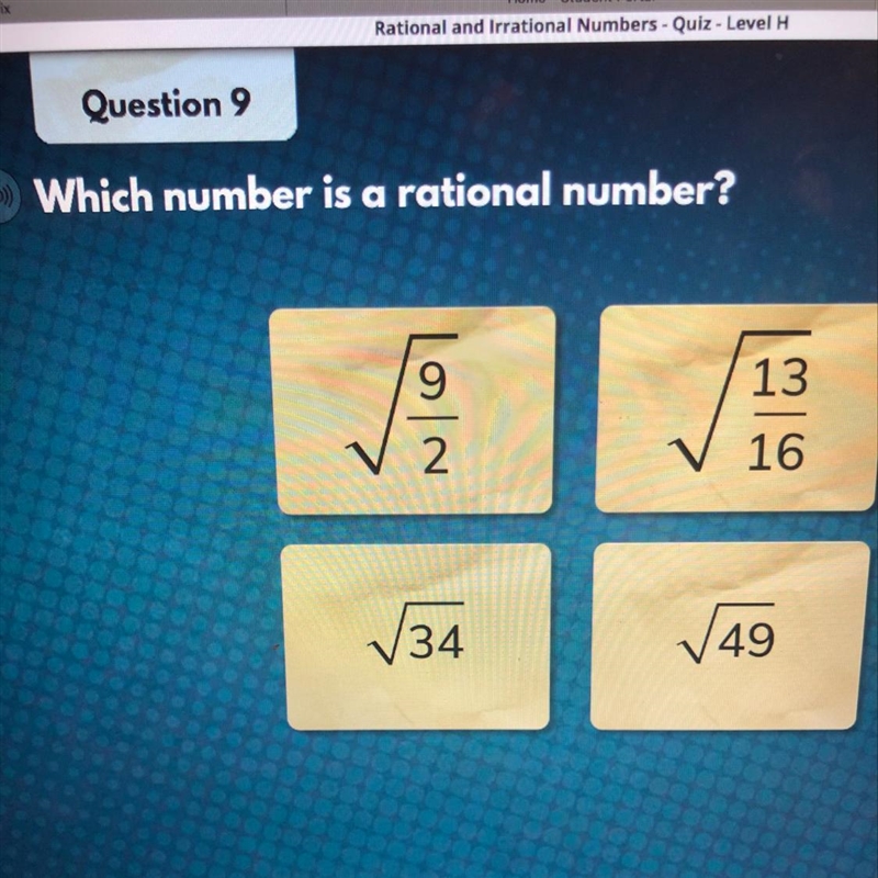 Which number is a rational number-example-1