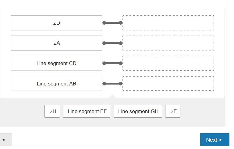 Quadrilateral ABCD is congruent to quadrilateral EFGH. Identify the corresponding-example-2