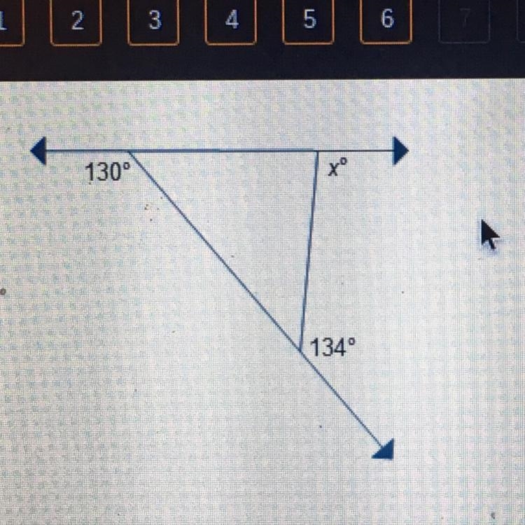 The value of x is .... ?-example-1