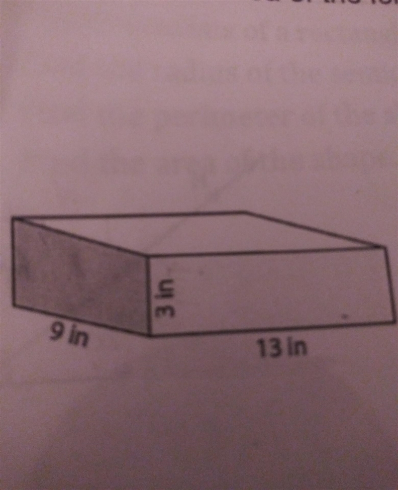 I want to know how to find the surface area of this prism? ​-example-1