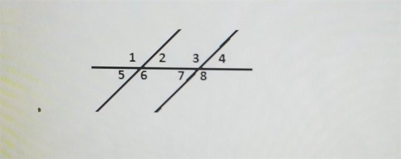 Which of the following pairs are alternate exterior angles? A.6 and 7 B.2 and 7 C-example-1