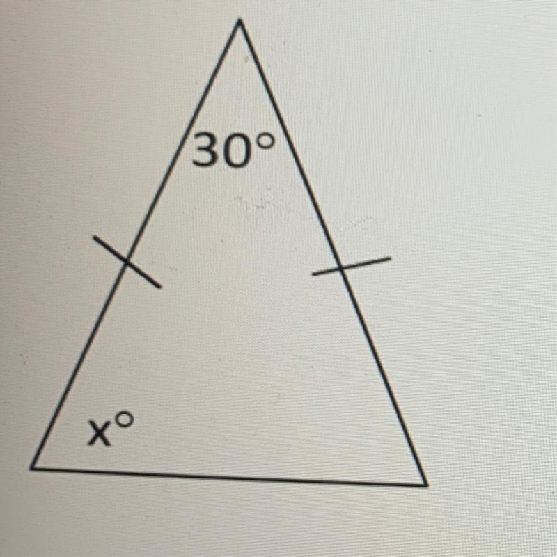 9. Find the value of x. (1 point) 75 70 60 80-example-1