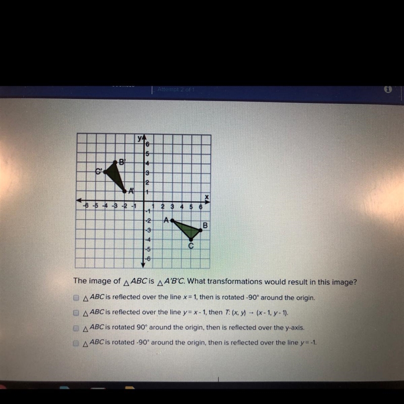 What image of abc is abc what transformations would result in-example-1