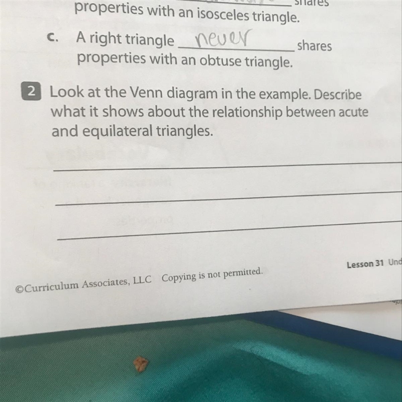 Look at the Venn diagram in the example. Describe what it shows about the relationship-example-1