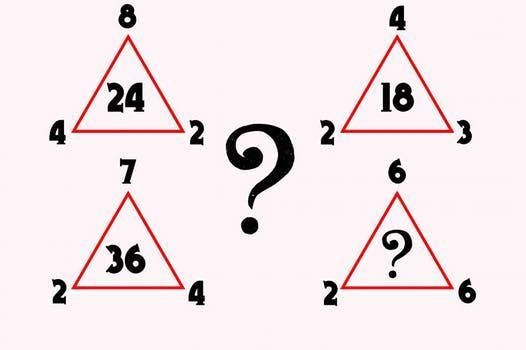 Which number is missing from the final triangle? please help-example-1