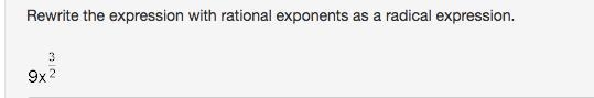 Rewrite the expression with rational exponents as a radical expression. 7 times x-example-1