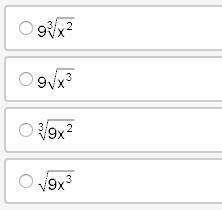 Rewrite the expression with rational exponents as a radical expression. 7 times x-example-2