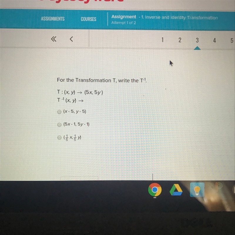 For the transformation T , write the T T: (x,y)-> (5x,5y)-example-1