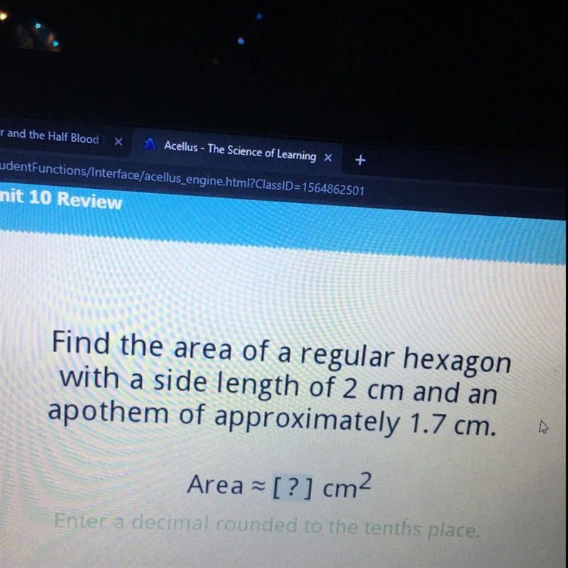 Help me..it has to be rounded to the tenths-example-1