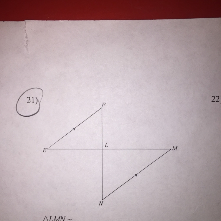 state if the triangles are similar, if so, state how you know they are similar and-example-1