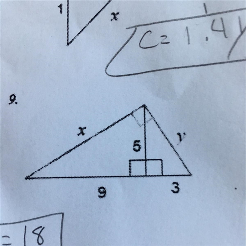 I’m on a Pythagorean Theorem question. Can someone explain how I do this-example-1