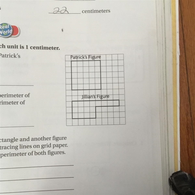 What’s the perimeter of Patrick’s Figure?-example-1