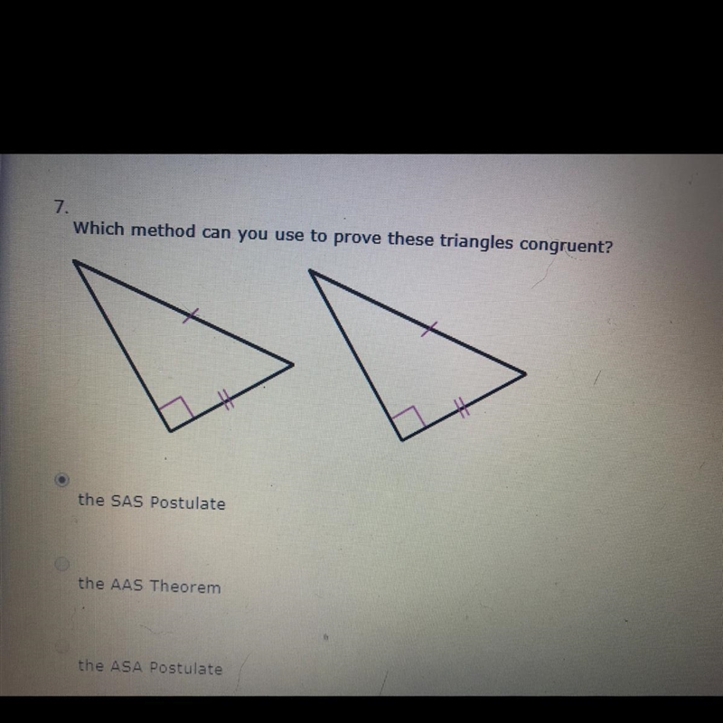 Which method can you use to prove these triangles congruent? I picked my answer,but-example-1