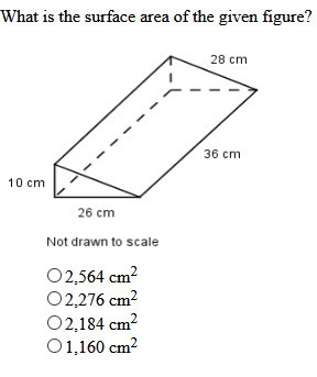 What is the surface area of the given figure?-example-1