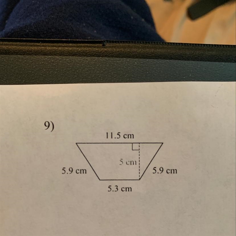 Find area of the whole shape-example-1