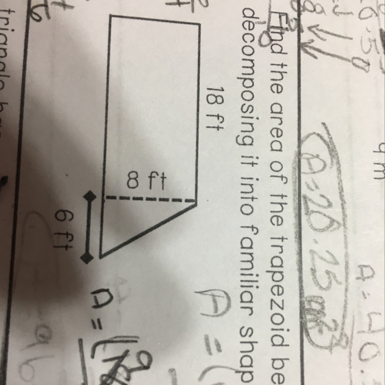 Area of the trapezoid-example-1