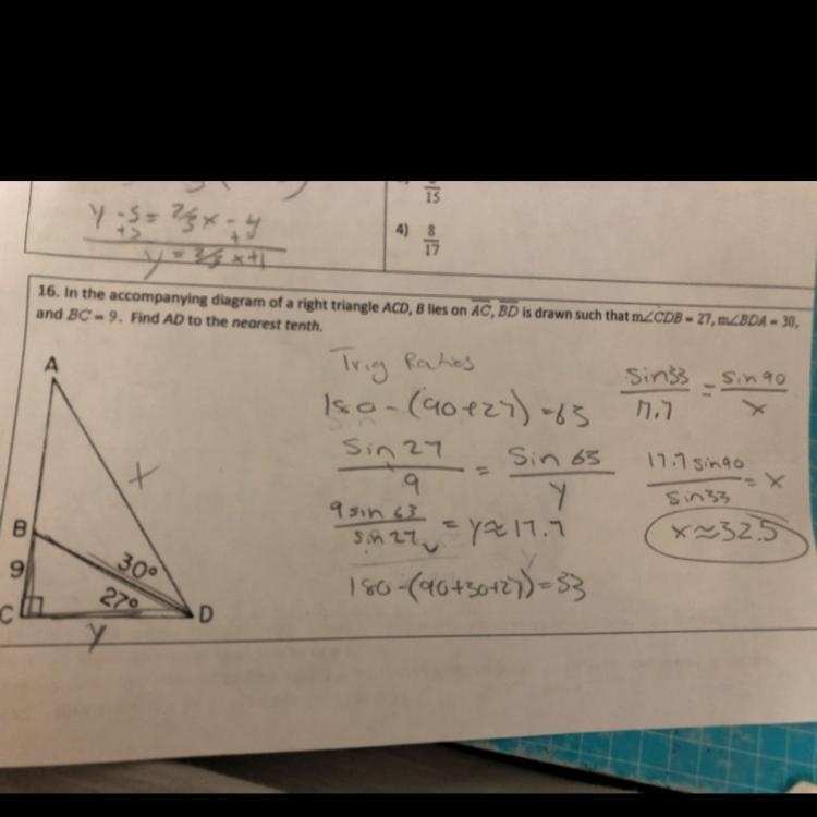 Is the answer to this question correct?-example-1