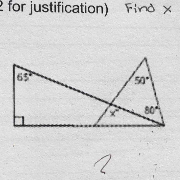 How do I find X? I do not understand.-example-1