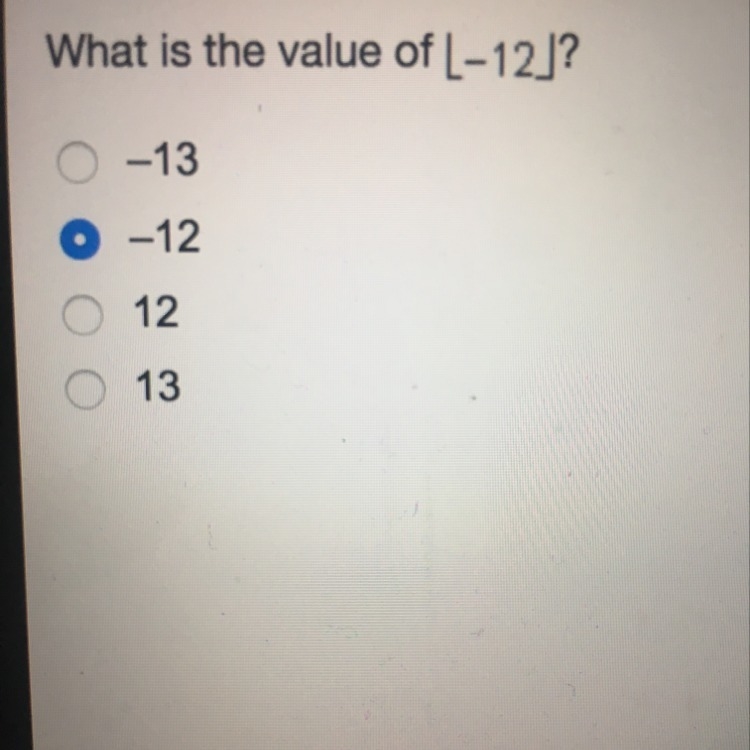 What is the value of [-12]?-example-1