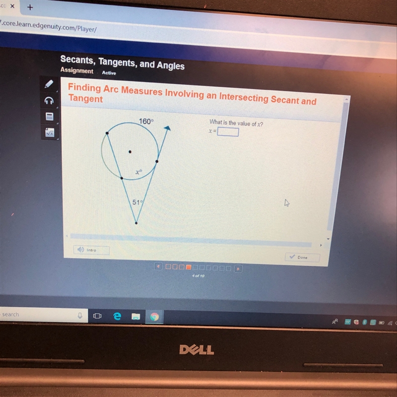 What is the value of x-example-1