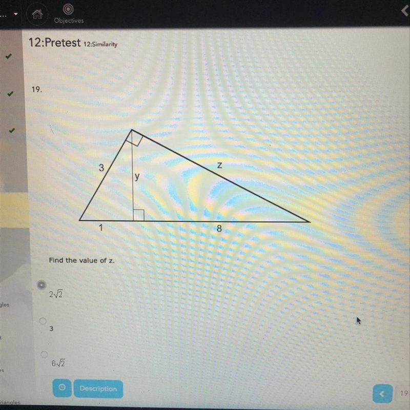 19. find the value of z. PLEASEEEEE HELLPPPPPPP-example-1