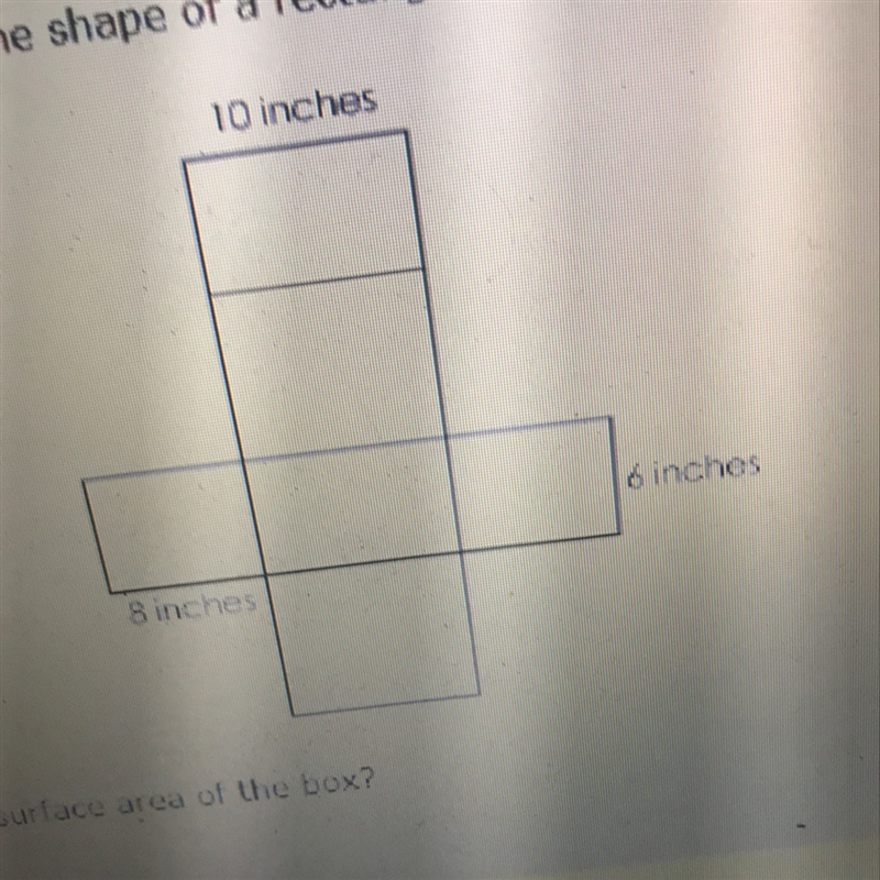 Janice makes a box in the shape of the rectangular prism. Show your work and explain-example-1