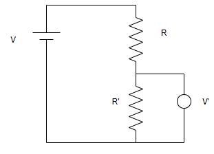 Explain the meaning of the term "potential divider" as applied to the circuit-example-1