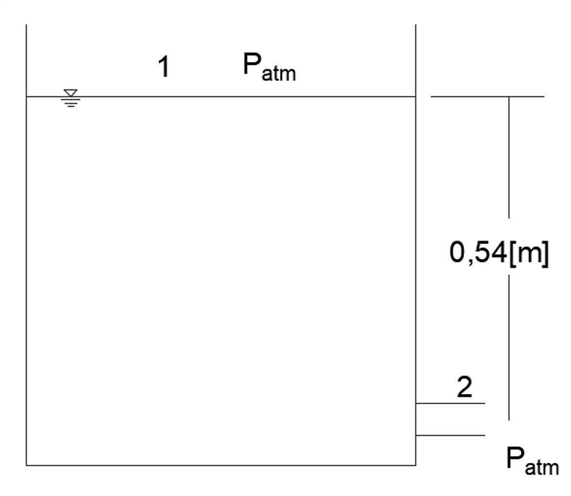 A large container contains a large amount of water. A hole is drilled on the wall-example-1