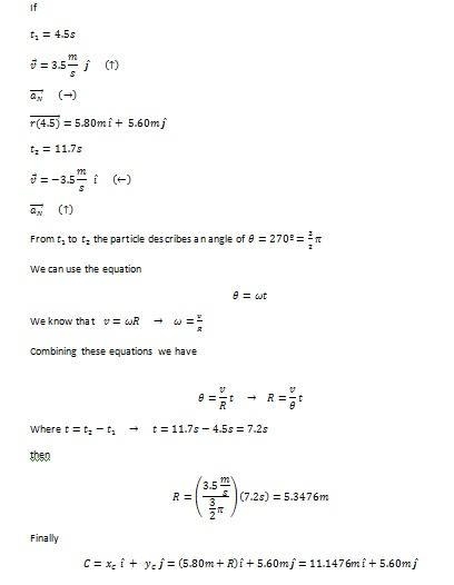 A particle moves along a circular path over a horizontal xy coordinate system, at-example-1