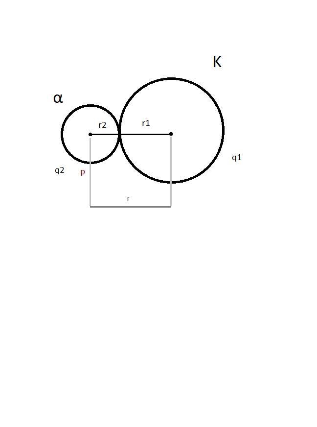 Find the minimum kinetic energy in MeV necessary for an α particle to touch a 39 19 K-example-1