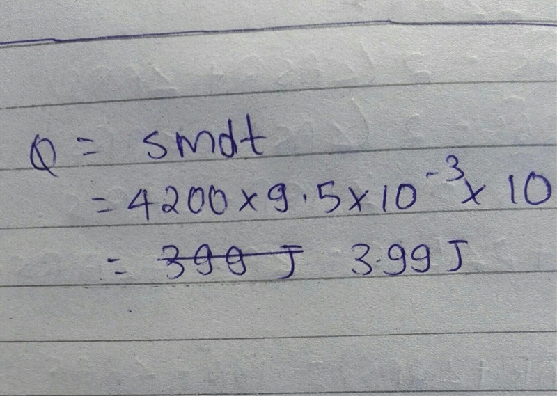 How much thermal energy is needed to raise the temperature of 9.5 g of water to 10.0 c-example-1